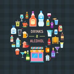 drinks and alcohol banner