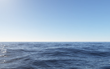 Obraz premium blue sky and ocean