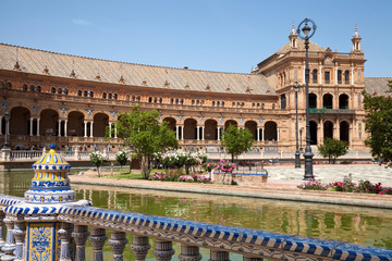Naklejka premium Espagne > Andalousie > Séville > La Place d'Espagne