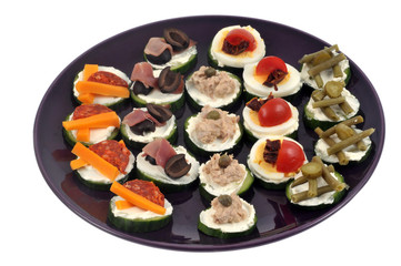 Assiette d'amuse-bouches