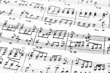 Obraz premium Music sheet