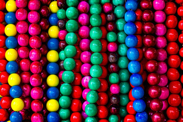 Fototapeta na wymiar Background with multi-colored wooden beads