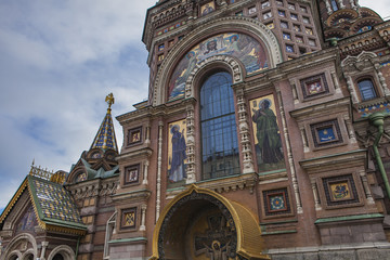Fototapeta na wymiar Church of the Savior on Spilled Blood in Sankt Petersburg