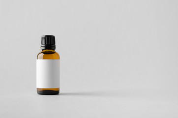 Dropper Bottle Mock-Up - Blank Label