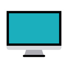 computer monitor  icon image vector illustration design 