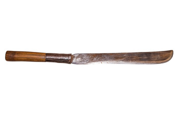 Vintage knives with bamboo handle.