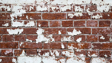 Empty Old Brick Wall Texture.