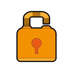 Obraz premium safety lock icon image vector illustration design 