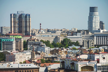 Fototapeta na wymiar Kyiv the capital of Ukraine, top view