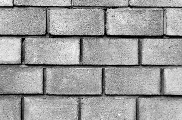 Gray color brick wall pattern.