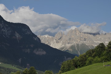 Rosengarten in den Dolomiten 