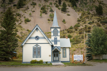 Fototapeta na wymiar First Baptist Church - Lake City Colorado