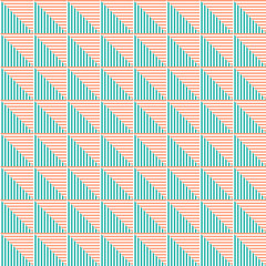 Seamless vector abstract pattern. symmetrical geometric repeating background with decorative rhombus, triangles. Simle graphic design for web backgrounds, wallpaper, wrapping, surface, fabric