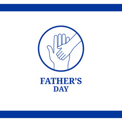 Fathers day greeting card