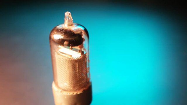 Close up of an old electric valve 
