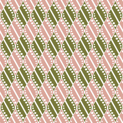 Seamless vector decorative hand drawn pattern. ethnic endless background with ornamental decorative elements with traditional etnic motives, tribal geometric figures. Print for wrapping, background