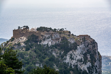 Obraz premium Monolithos castle, Rhodes island, Greece