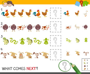 finish the pattern activity