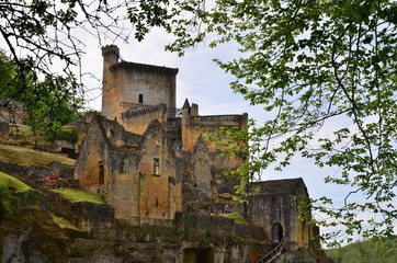Fototapeta na wymiar CHÂTEAU DE COMMARQUE (Dordogne) FRANCE