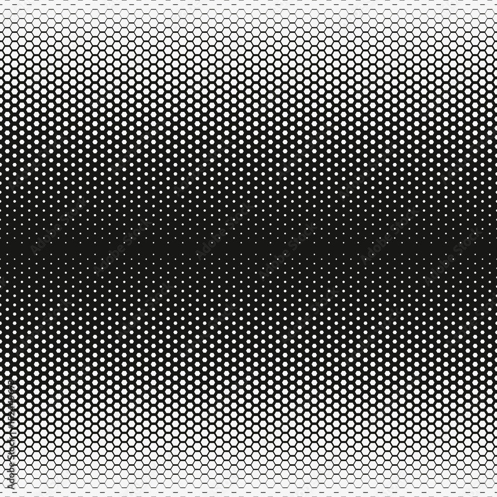 Aufkleber honeycomb halftone vector abstract background. halftone effect. repeating background texture