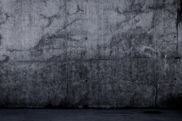 Simple dark concrete wall background with texture