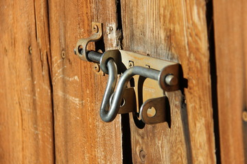 wooden fence closure