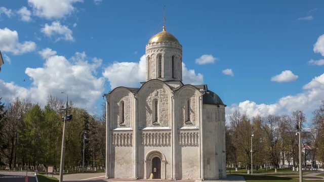 Dmitrievsky Cathedral. Vladimir. Built in 12th century. Golden Ring
