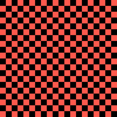 Fototapeta premium Seamless vector pattern with squares. Simple checkered graphic design. drawn background with little decorative elements. Print for wrapping, web backgrounds, fabric, decor, surface