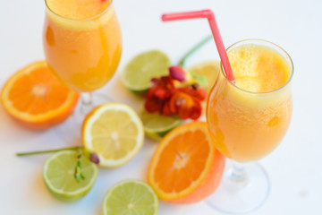 Fresh orange juice