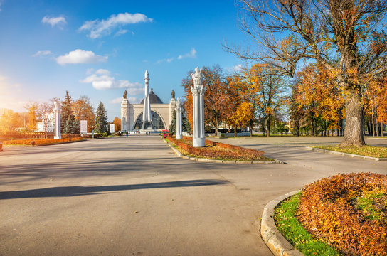 Вднх осенью фото