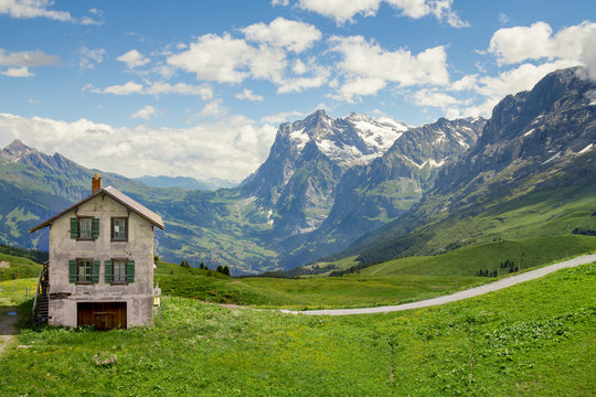 A house over the valley