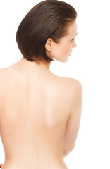 nude back of beautiful woman