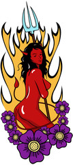 Sexy Devil Girl