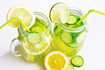 detox citrus cucumber water