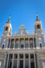 Fototapeta na wymiar Santa Maria la Real de La Almudena Cathedral , Madrid