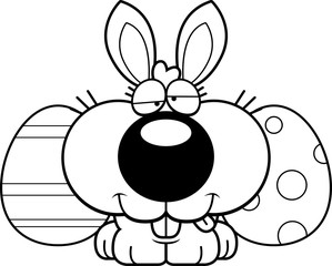 Goofy Cartoon Easter Bunny