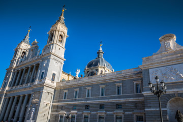 Fototapeta na wymiar Santa Maria la Real de La Almudena Cathedral , Madrid