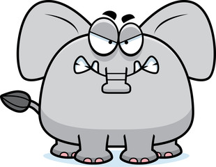Angry Cartoon Elephant