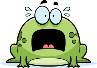 Scared Little Frog