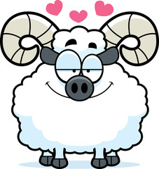 Cartoon Ram in Love