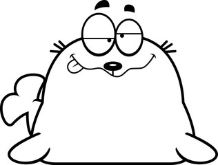 Drunk Cartoon Seal