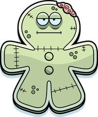 Bored Cartoon Gingerbread Zombie