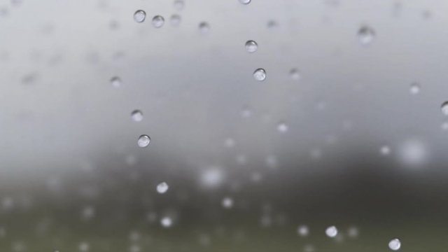 Raindrop series - small raindrops falling . Loopable background. 