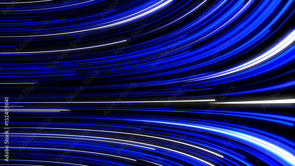 Poster abstract background with animation moving of lines for fiber optic network.
