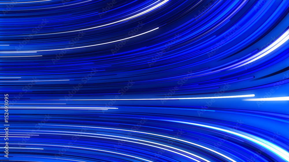 Poster abstract background with animation moving of lines for fiber optic network.