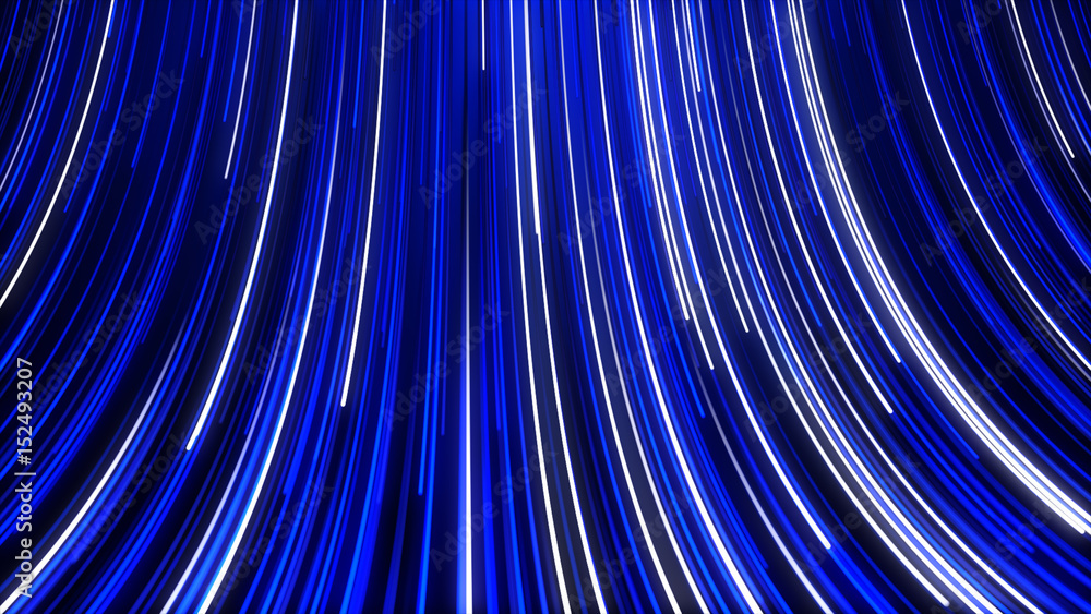 Poster abstract background with animation moving of lines for fiber optic network.