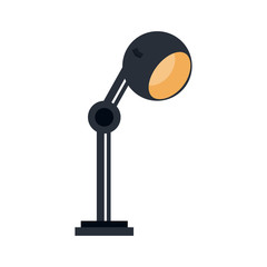 desk lamp icon image vector illustration design 