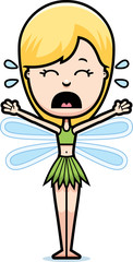 Scared Cartoon Teen Fairy