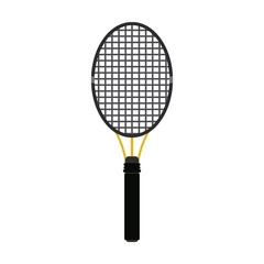 racket or racquet tennis accessories icon image vector illustration design 