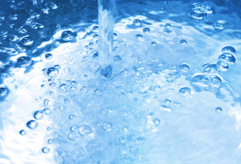 流水　水　